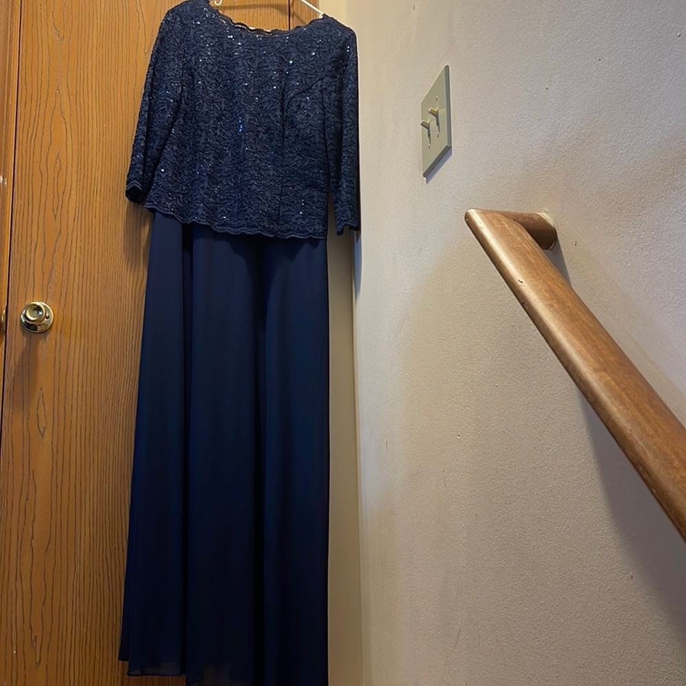 Navy blue Alex Evenings dress size 14